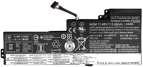 Laptop Accu Verenigbaar voor LENOVO ThinkPad-T480(20L5A00DCD)
