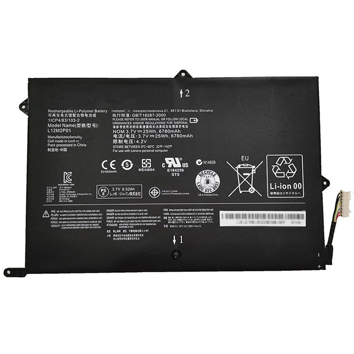 Laptop Accu Verenigbaar voor LENOVO L12N2P01