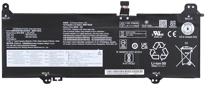 Laptop Accu Verenigbaar voor LENOVO L18M3PG2
