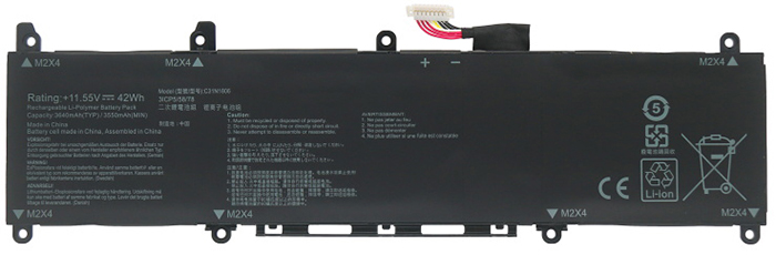 Laptop Accu Verenigbaar voor ASUS VivoBook-X330FN