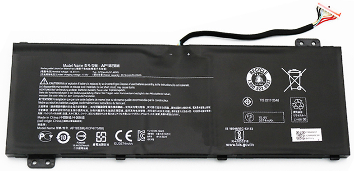 Laptop Accu Verenigbaar voor ACER Aspire-7-A715-74G-Series