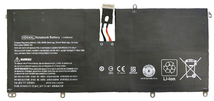 Laptop Accu Verenigbaar voor Hp Ultrabook-Ultrabook-13-2000