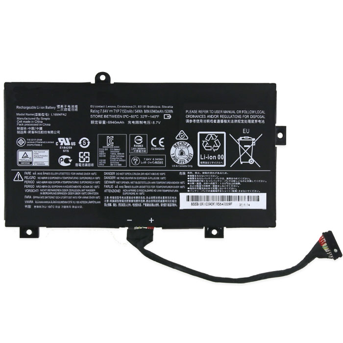 Laptop Accu Verenigbaar voor LENOVO L16M4PA2