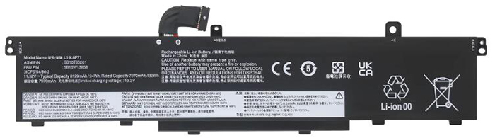 Laptop Accu Verenigbaar voor LENOVO TP00124A